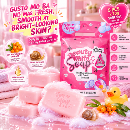 You Glow Babe Beauty White Soap 5 Bars x 70g