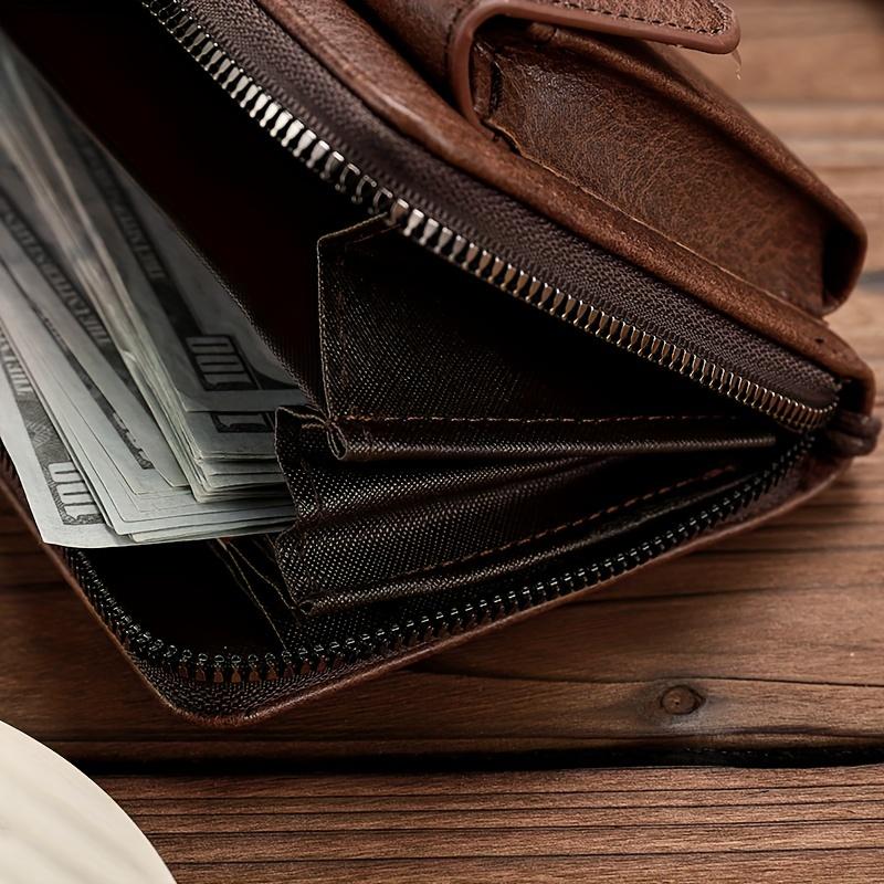Men's Retro All-in-One Wallet & Phone Holder