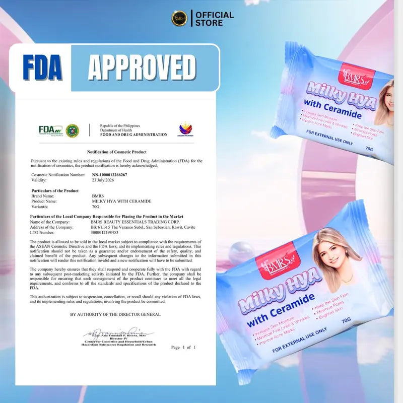 BMRS Milky Hya with Ceramide Soap