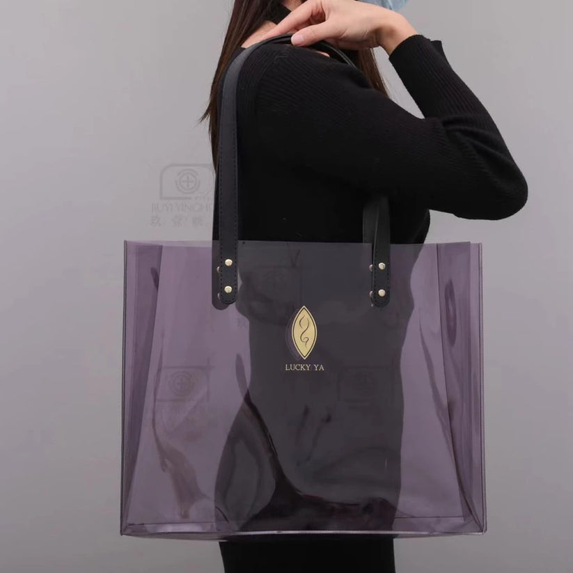 Transparent PVC Plastic Tote Bag
