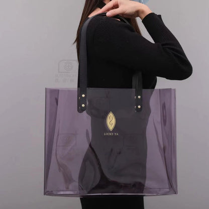 Transparent PVC Plastic Tote Bag