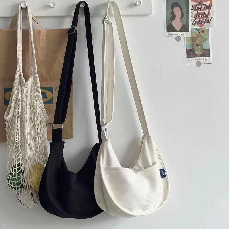Minimalist Crescent Crossbody Bag