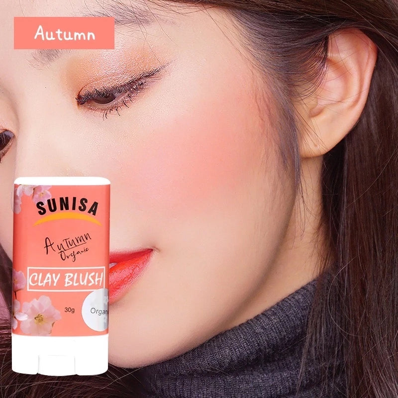 Sunisa Clay Blush with Long Lasting Natural Color 30g