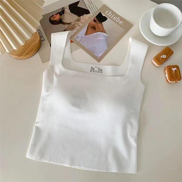Seamless Padded Camisole – All-in-One Comfort, Support & Style!