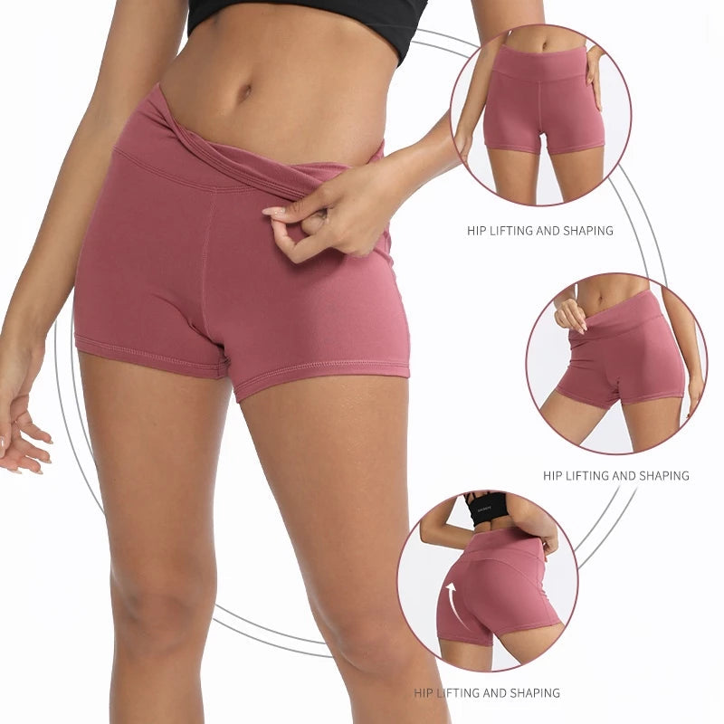 High Waist Compression Shorts for Women