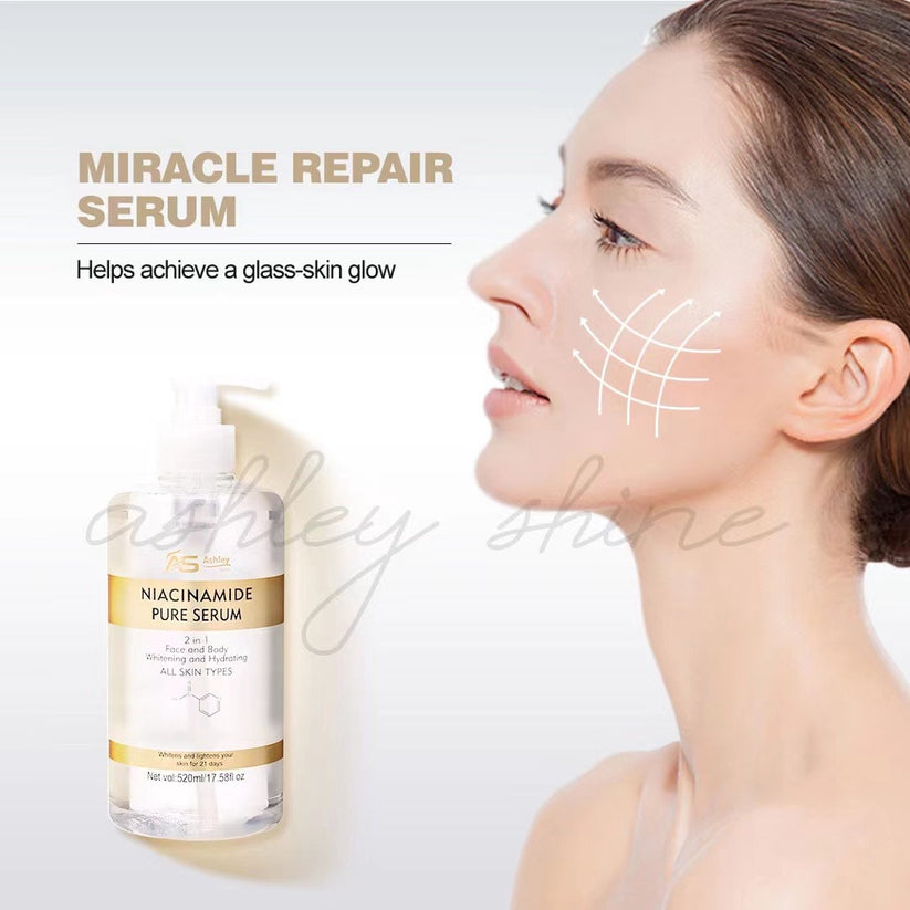 ASHLEY SHINE Hyaluronic & ASHLEY SHINE Niacinamide Pure Serum 520ml