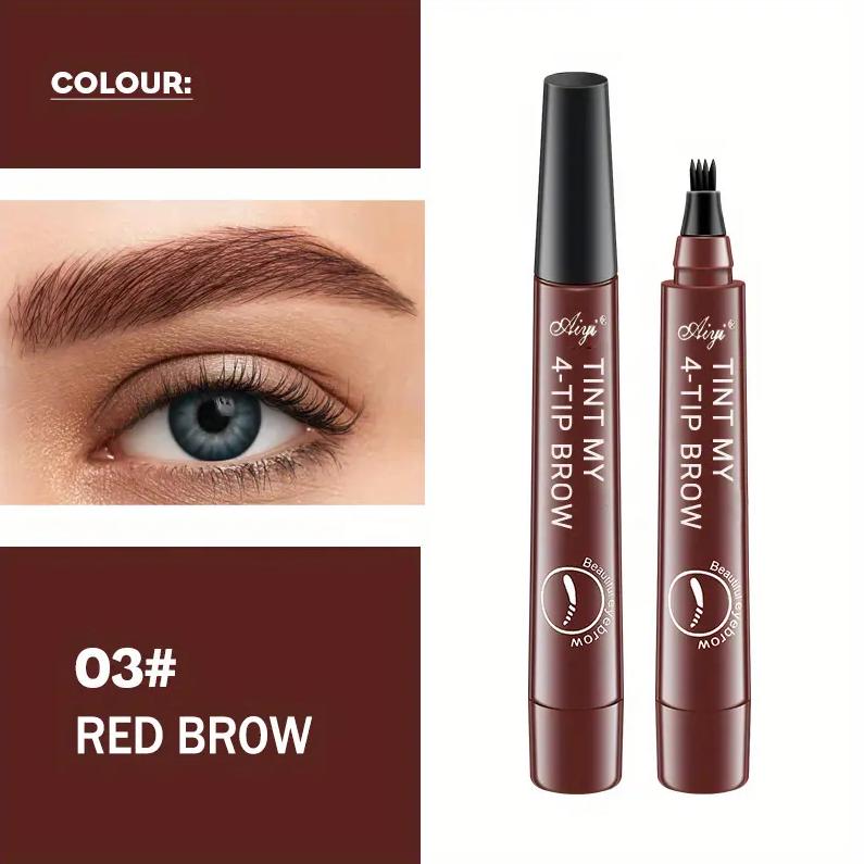 Waterproof 4 Tip Liquid Brow Tattoo Pen