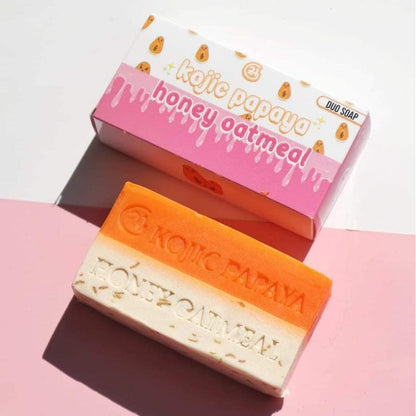 G21 Kojic Papaya and Honey Oatmeal Duo Soap