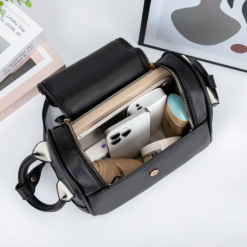 High-end Korean Leather Classy Shoulder Crossbody Bag