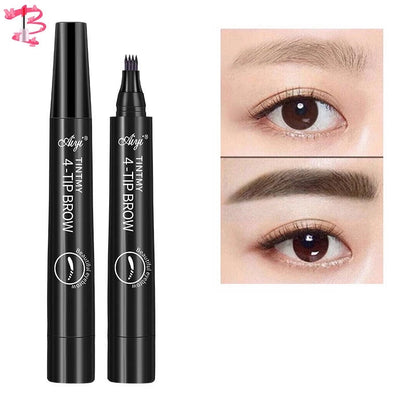 Waterproof 4 Tip Liquid Brow Tattoo Pen