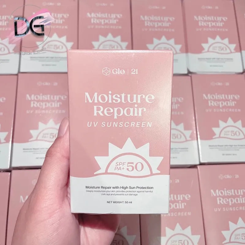 Glo21 Moisture Repair Sunscreen with Long Lasting SPF50