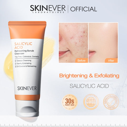 SKINEVER Salicylic Acid Refreshing Scrub Cleanser Face Wash