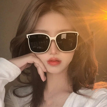 Oversized Retro Square Sunglasses for Men & Women