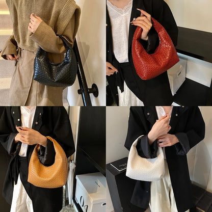 Mini Woven Hobo Handbag