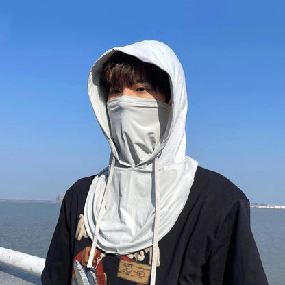 Balaclava Breathable UV Sun Protection Full Head Mask with Drawstring Design
