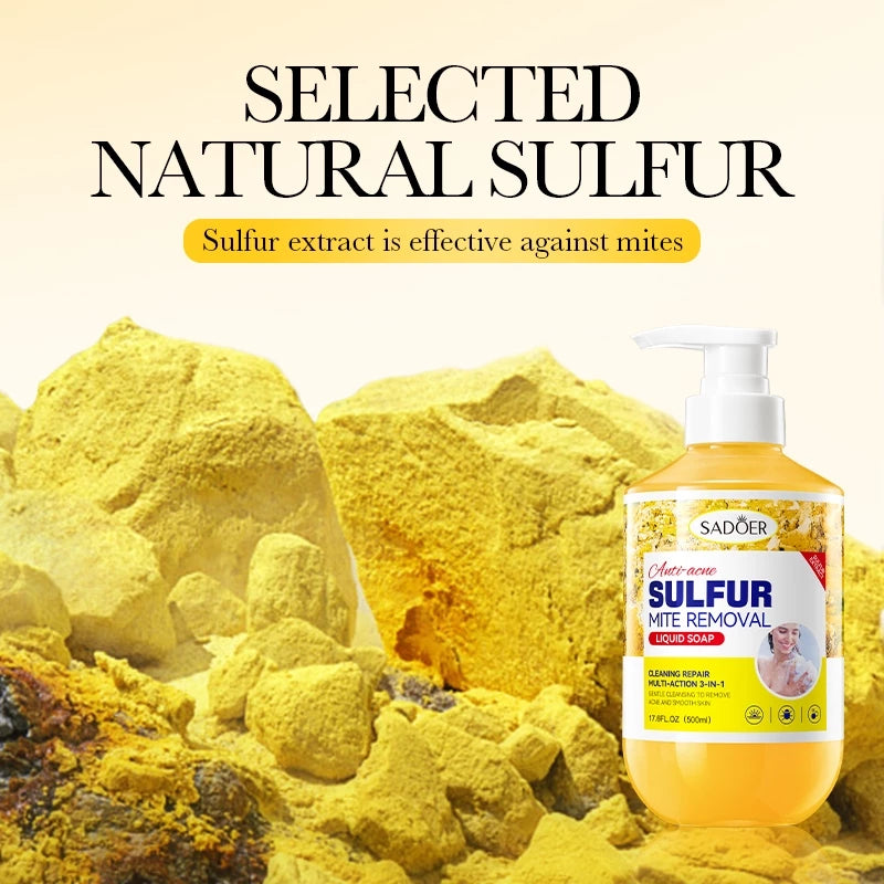 SADOER Sulfur Mite Removal Body Wash 500ml