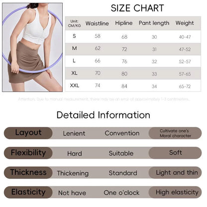 High Waist Elastic Women Side Drawstring Design with Inner Short