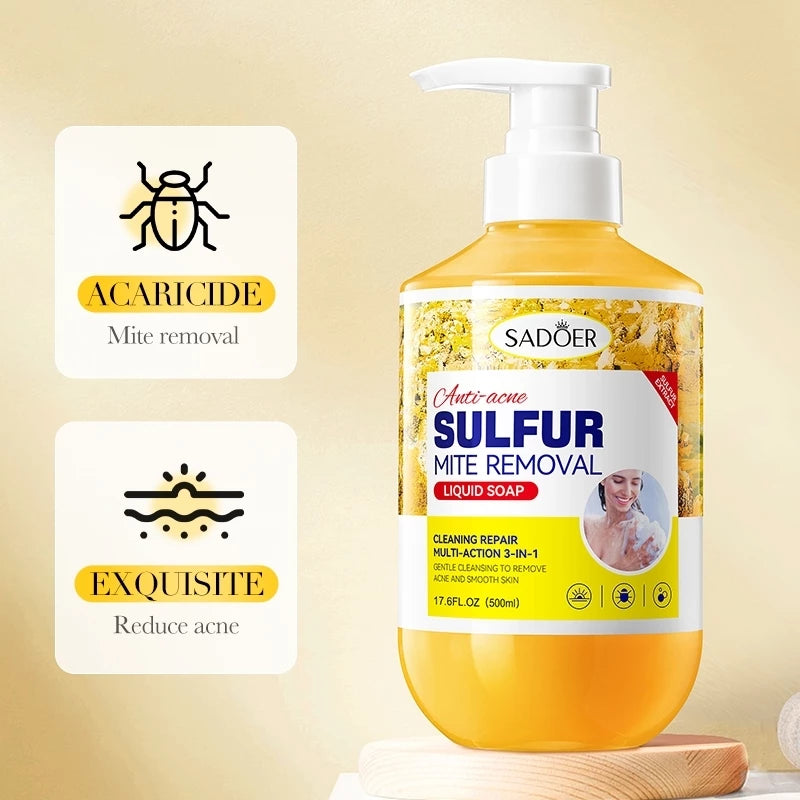 SADOER Sulfur Mite Removal Body Wash 500ml