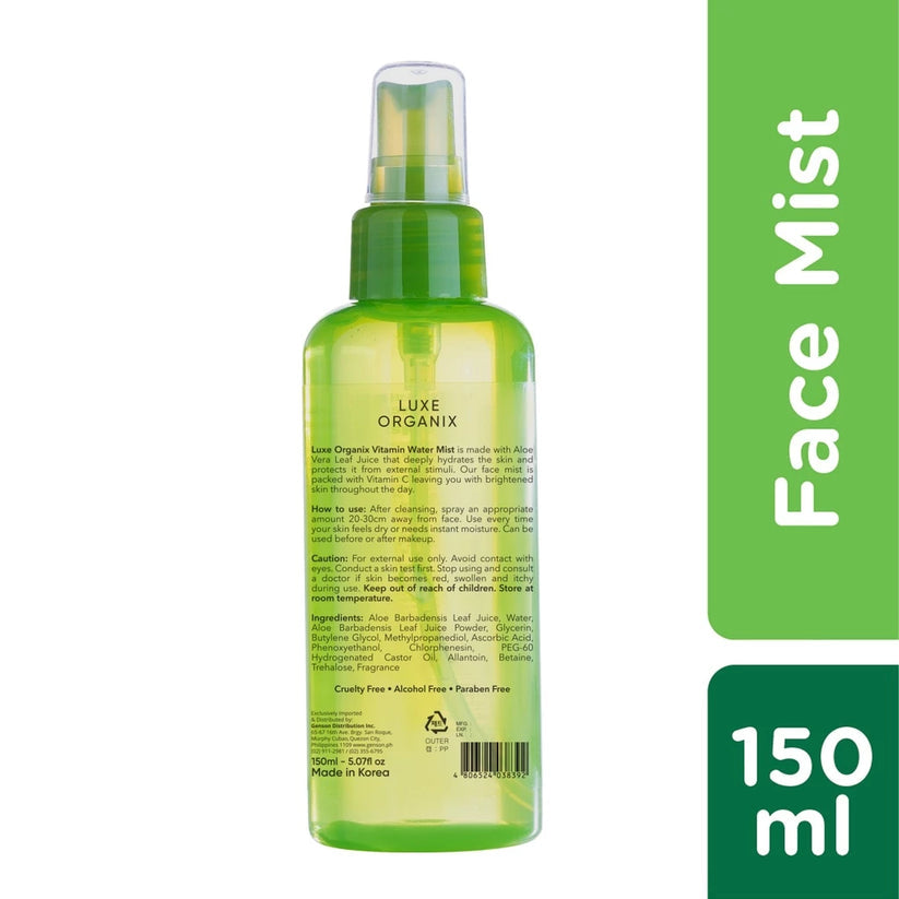 Luxe Organix 98% Aloe Vera Vitamin C Hydrabright Water 150ml