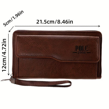 Men's Retro All-in-One Wallet & Phone Holder