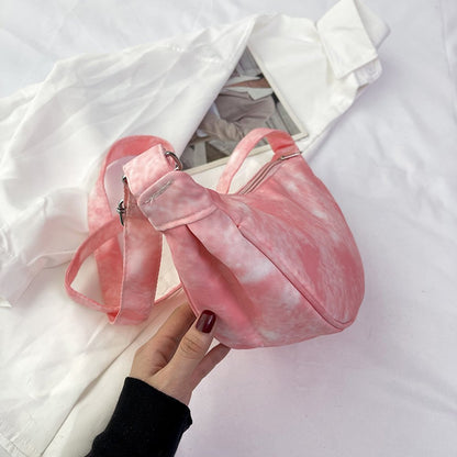Tie-Dye Dumpling Sling Bag