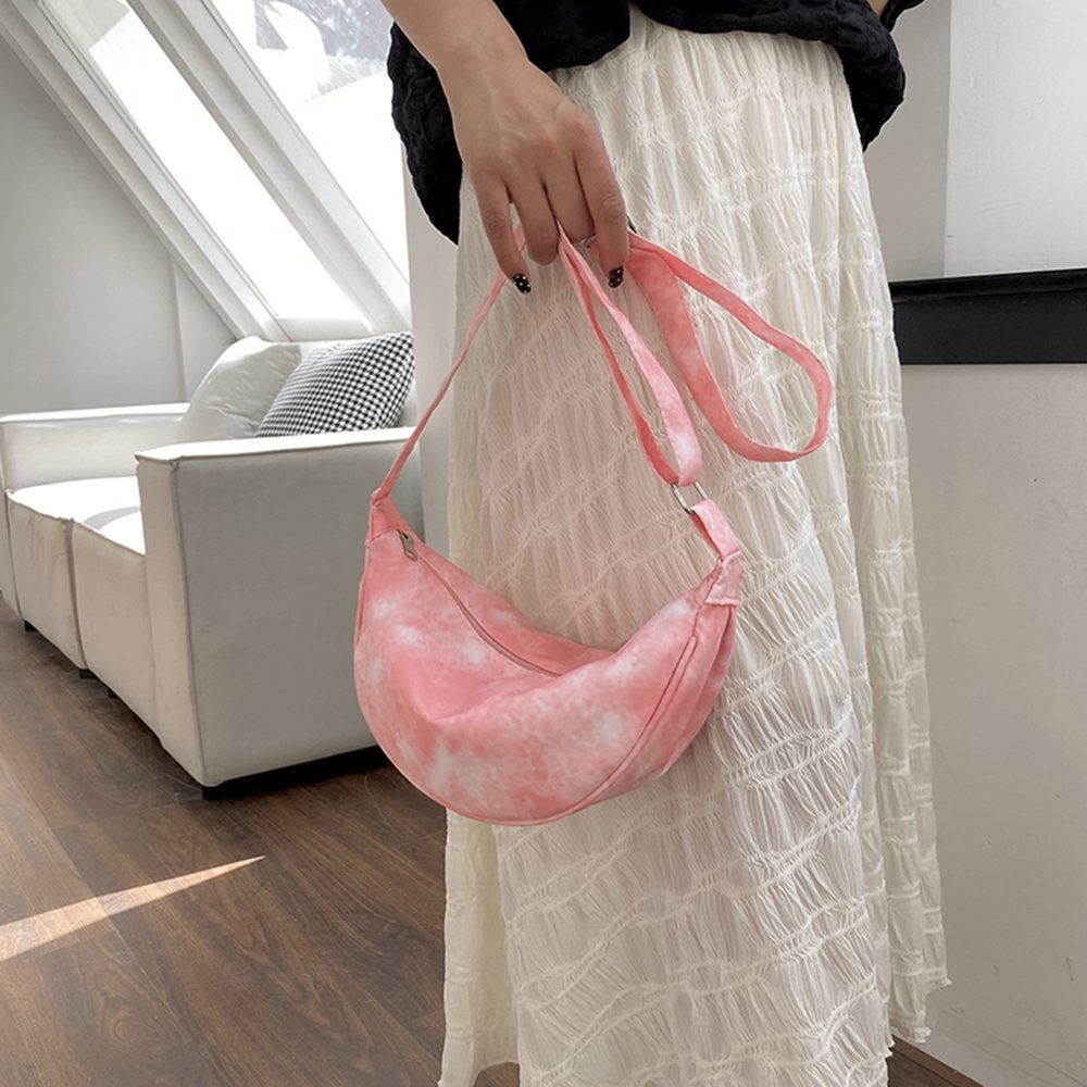 Tie-Dye Dumpling Sling Bag