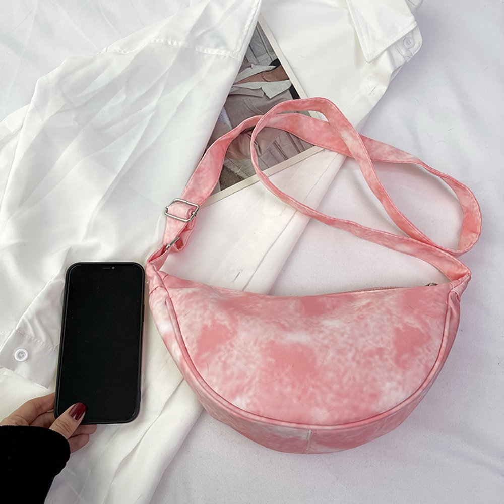 Tie-Dye Dumpling Sling Bag