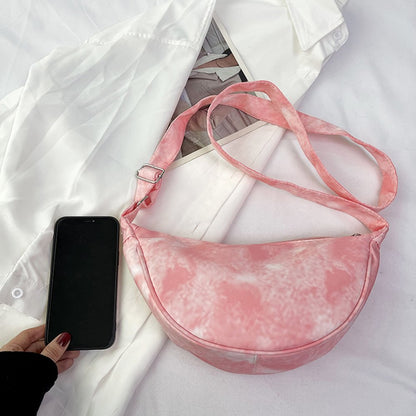 Tie-Dye Dumpling Sling Bag