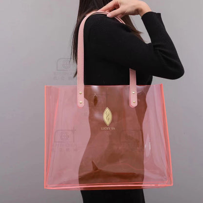 Transparent PVC Plastic Tote Bag
