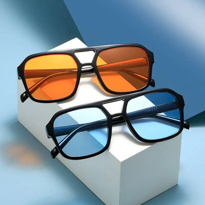 Retro Double Beam Sunglasses