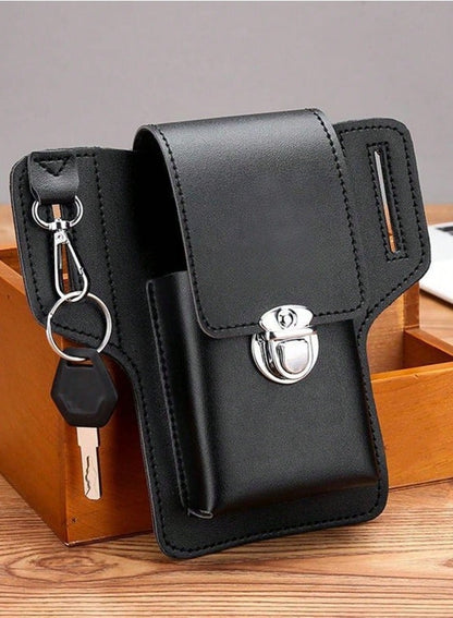 Leather Belt Phone Waist Bag