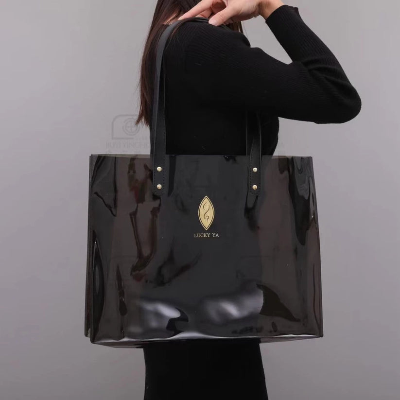 Transparent PVC Plastic Tote Bag