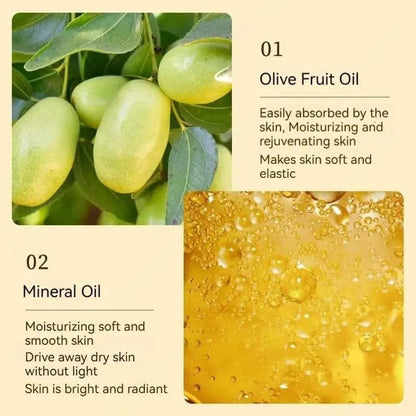 Pure Olive Oil with Vitamin E for Skin, Hair and Face