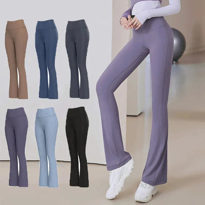 Women's High Waist  Flared Yoga Pants