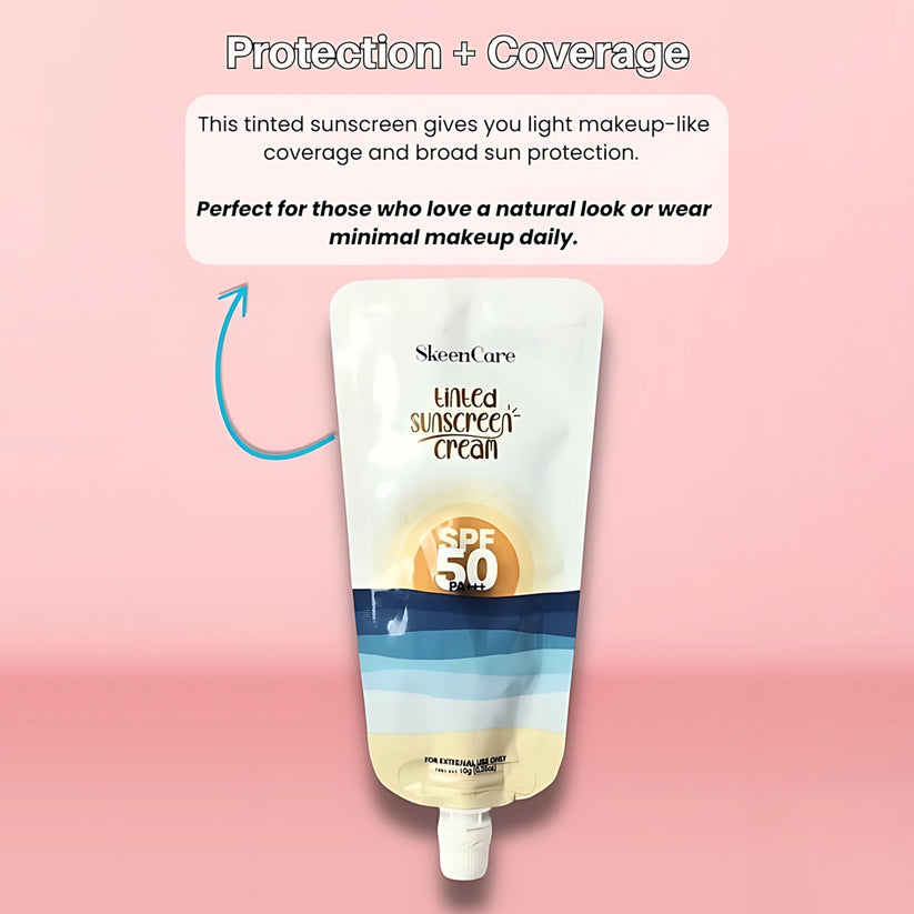 SkeenCare Tinted Sunscreen Cream SPF 50 PA+++
