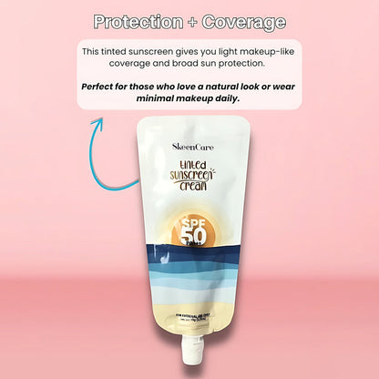 SkeenCare Tinted Sunscreen Cream SPF 50 PA+++