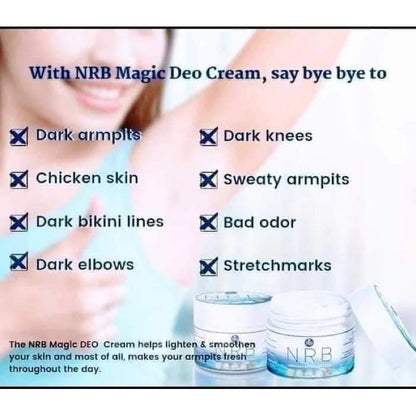 Magic Underarm Whitening Deo Cream by NRB Ventures Corp 40g