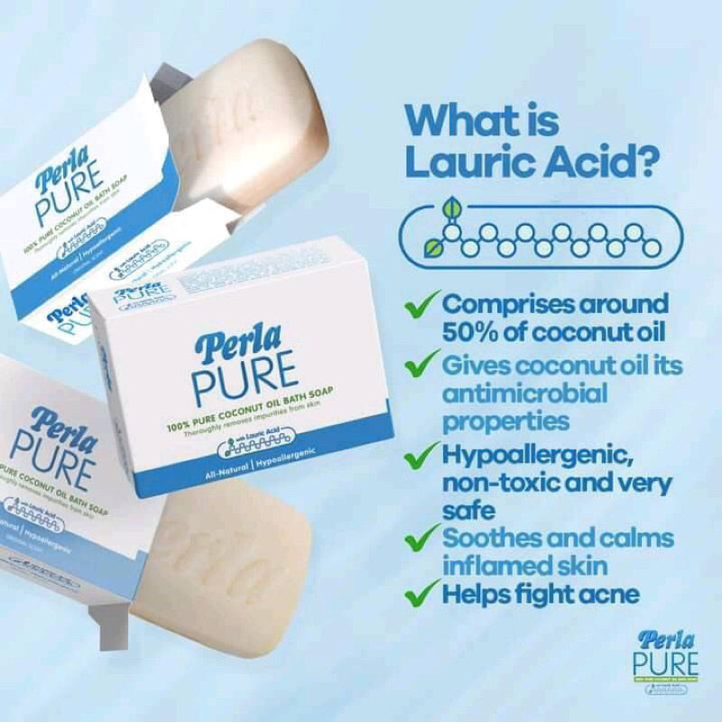Perla Pure Bath Hypoallergenic Soap Original Scent