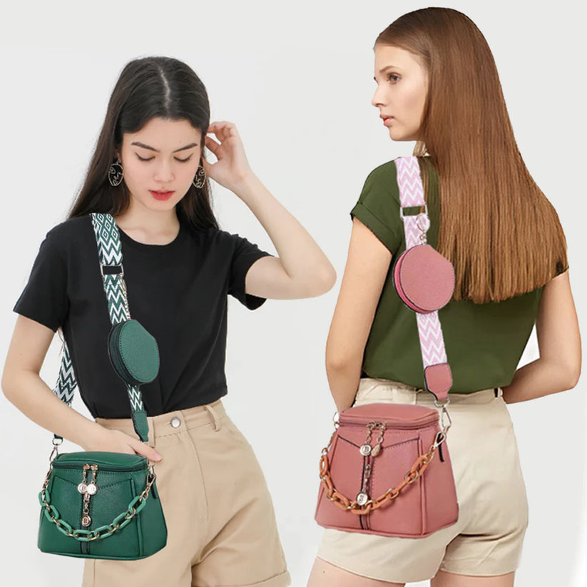 2in1 Cylindrical Bag with Wallet