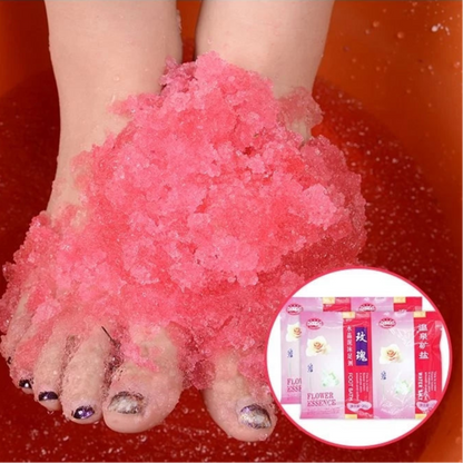 Crystal Mud Foot Bath Jelly Salt for Foot Spa