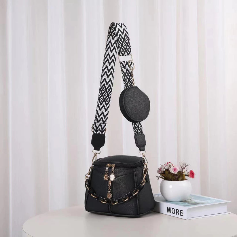 2in1 Cylindrical Bag with Wallet