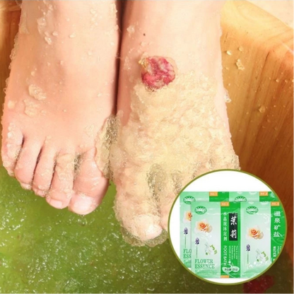 Crystal Mud Foot Bath Jelly Salt for Foot Spa