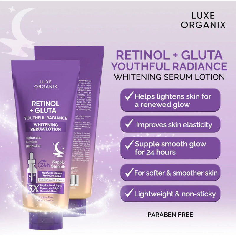 Luxe Organix Whitening Serum Lotion 350ml