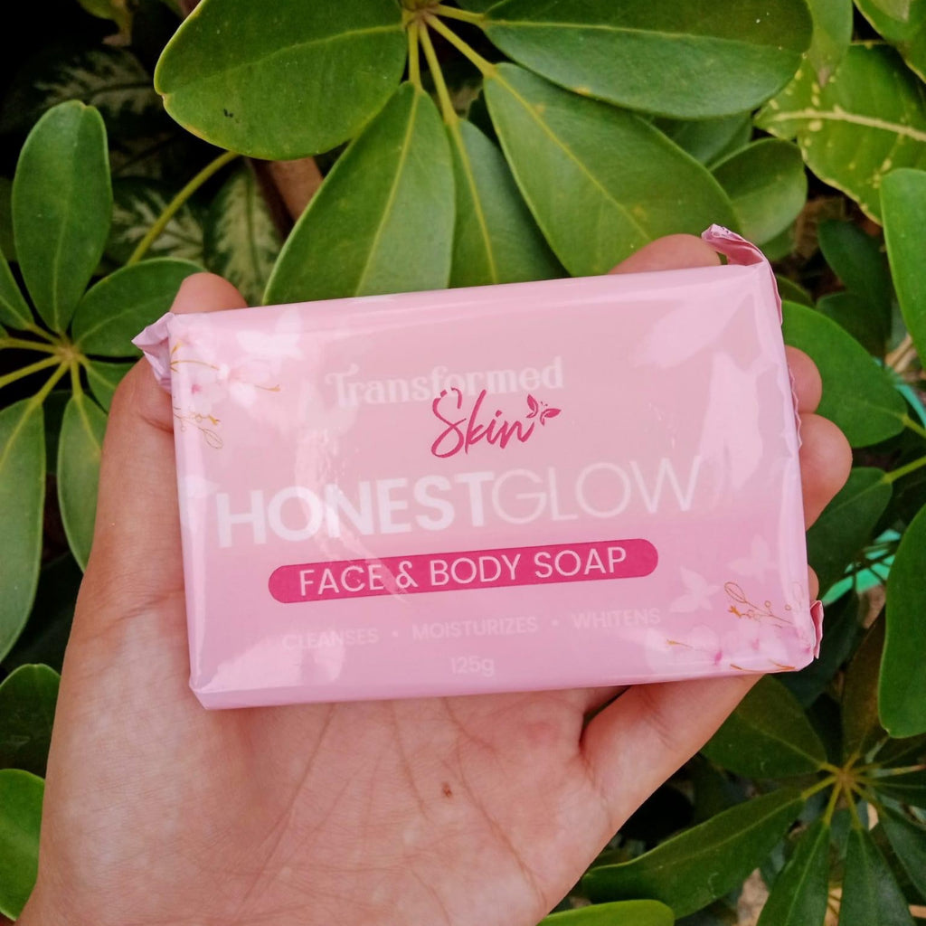 3 BARS! Honest Glow Glass Skin Soap 125 Grams