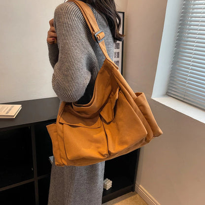 Large Capacity Canvas Messenger Bag