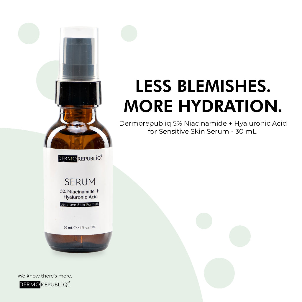 5% Niacinamide + Hyaluronic Acid Sensitive Skin Formula Serum - 30 mL