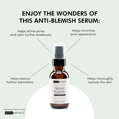 5% Niacinamide + Hyaluronic Acid Sensitive Skin Formula Serum - 30 mL