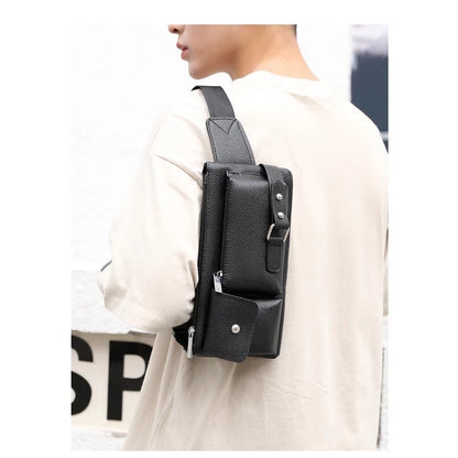 Men's Leather Waist/Chest Bag