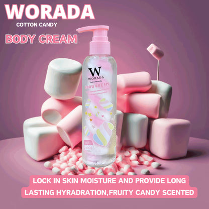 WORADA Cotton Candy Body Cream