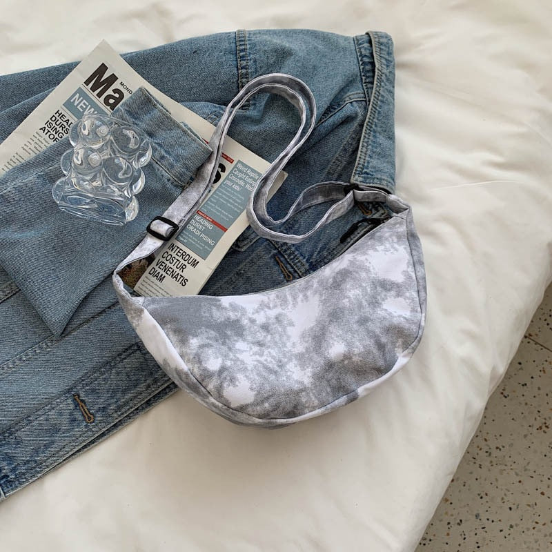 Tie-Dye Dumpling Sling Bag